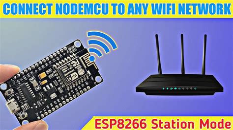 Connecting ESP8266 to WiFi .